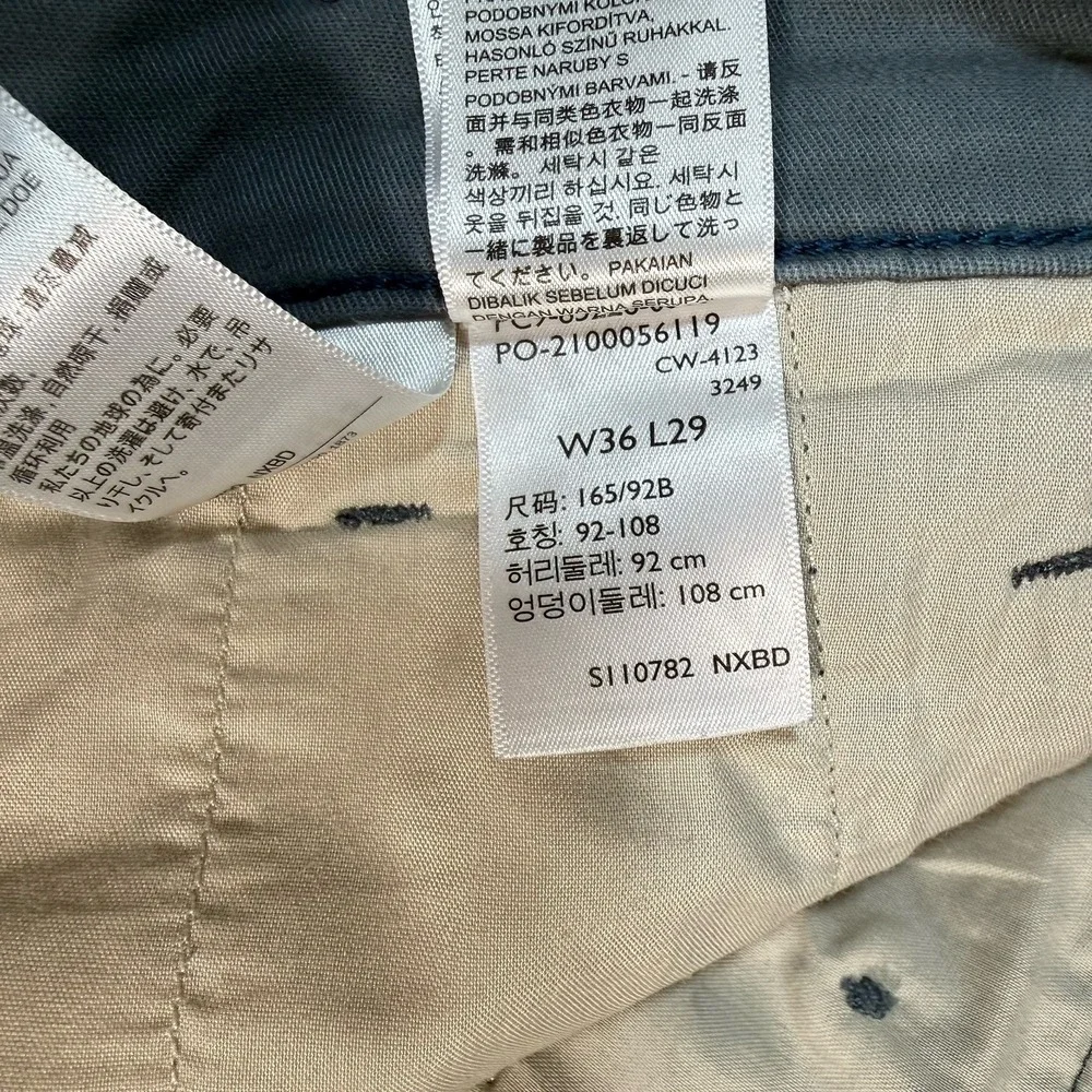 Levi's XX Chino Standard Taper Pants Men's Size 36x29 Gray Medium Wash